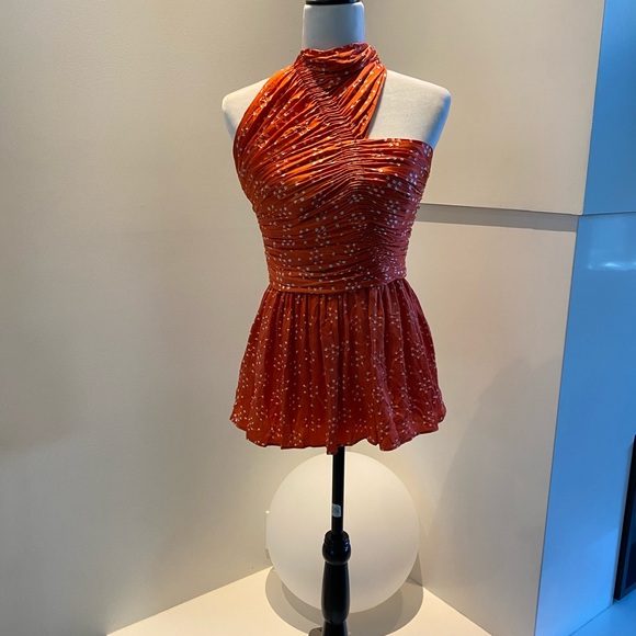 Orange asymmetrical top - Picture 5 of 5